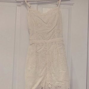 HOLLISTER eyelet romper